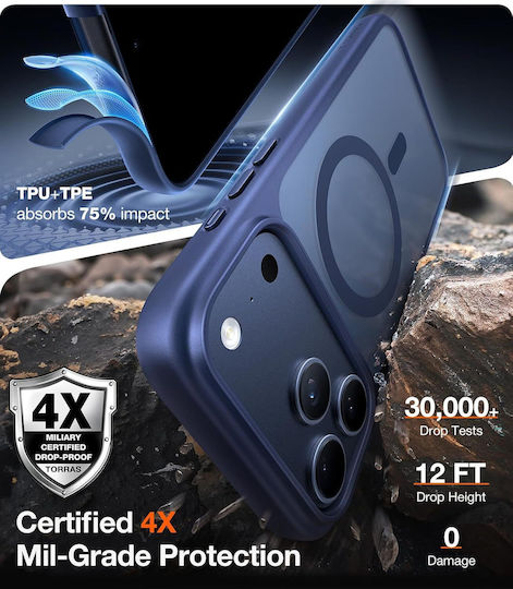 Torras Guardian Magsafe Mitternachtslila Handyhülle Für Iphone 18 Pro Max/17 Pro Max