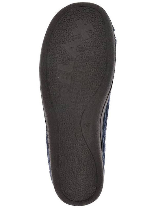 Herren Hausschuhe Grau 12027-Grau