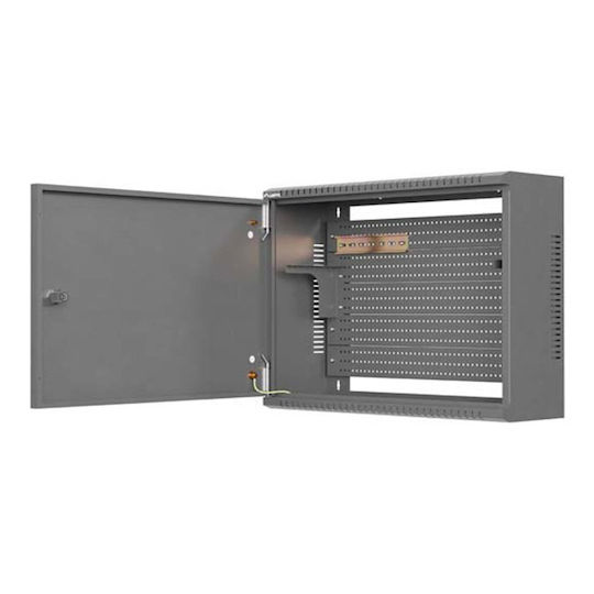Lanberg Wandmontierte Rack-Schranke 19U 56x42x180cm Schwarze WAT1-5618-00B