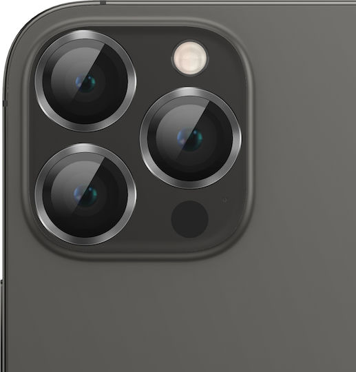 Zanaé Handy-Kameraschutz für iPhone 13 Pro / 13 Pro Max aus gehärtetem Glas Schwarz
