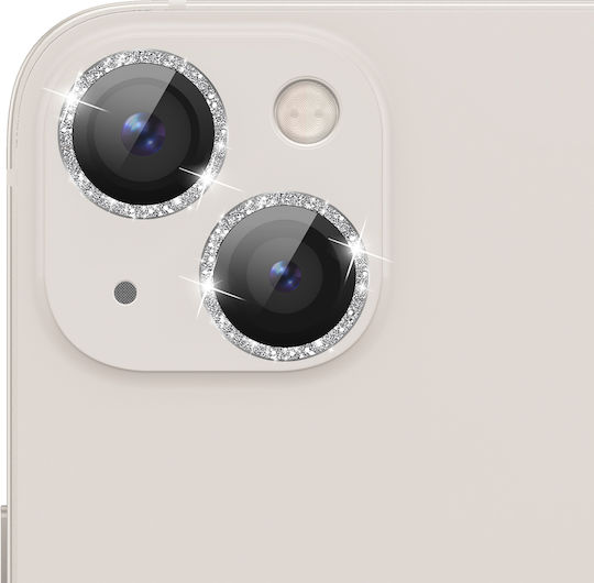 Zanaé Camera Lens Protector Iphone 13 In Tempered Glass & Aluminium Silver