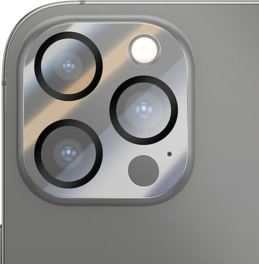 Zanaé Protector Cameră iPhone 12 Pro din sticlă securizată aluminiu transparent