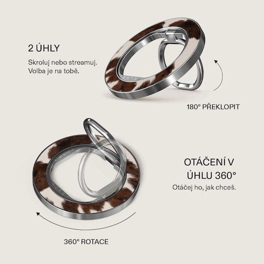 Burga Magnetic Ring Holder Argintiu Celestial Un_07mr_magnetic_ring_silver