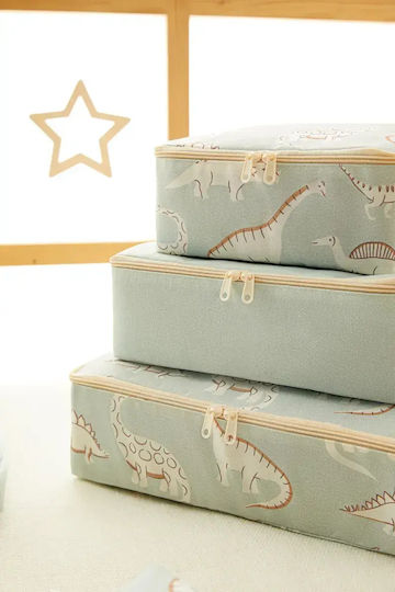 Stewehome Set 6 Stücke Gepäckzubehör Organizer-Koffer Dinosaurier Muster Reise