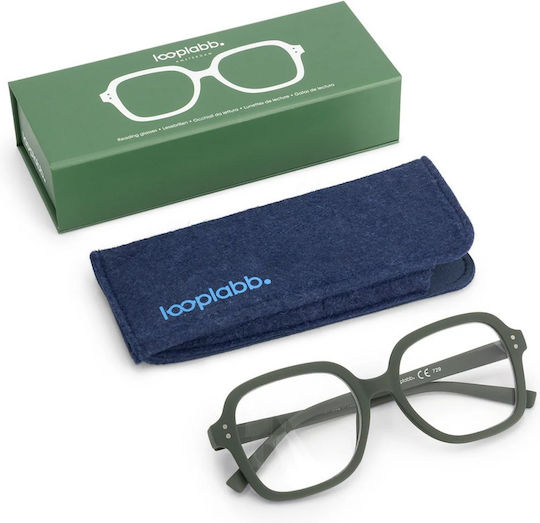 Looplabb Ochelari De Citit Pentru Femei +2.00 În Culoare Verde