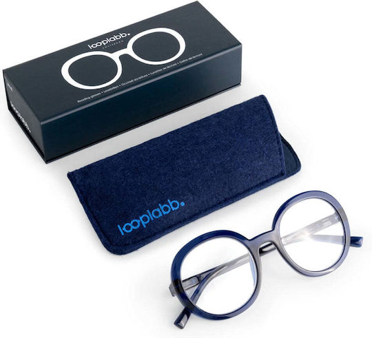 Looplabb Ochelari De Citit Pentru Femei +1.00 În Culoare Rama Albastră