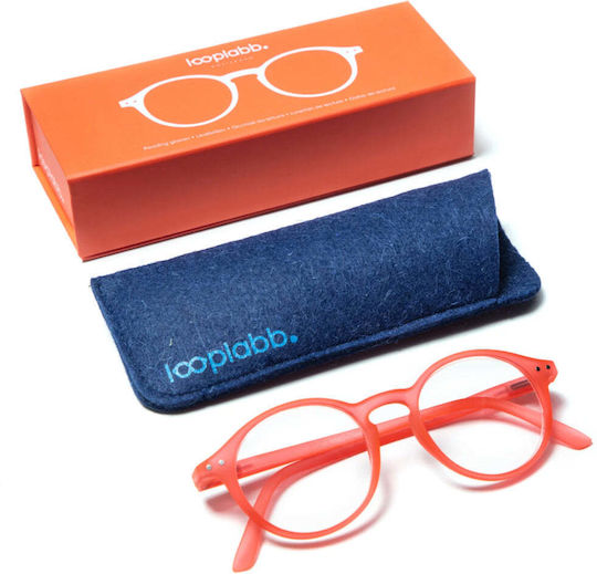 Looplabb Faust Lesebrillen +2.00 in Orange Farbe