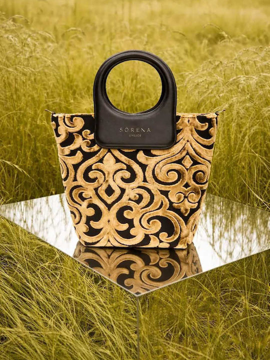 Cassandra Medium Fabric Women's Bag Gold