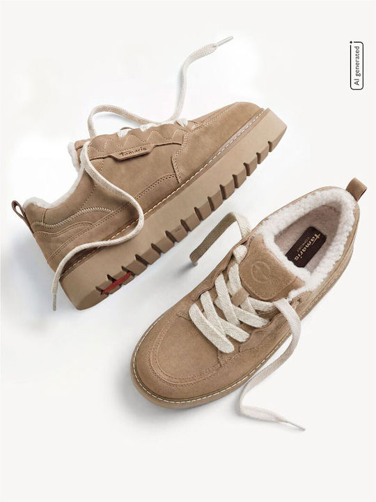 Women's Anatomic Sneakers Tan / Beige