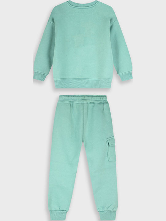 Kinder Trainingsanzug Set Türkis