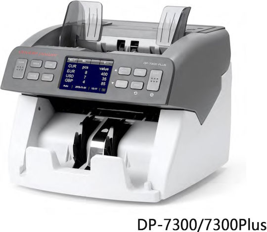 Double Power Брояч на банкноти с комбинирано броене с UV MG IR откриване на фалшиви