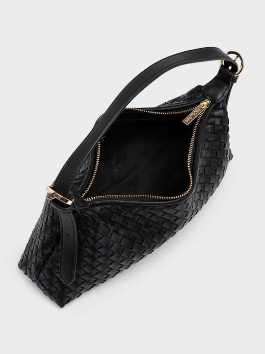 Gilda Damenhandtasche Schulter Crossbody Schwarz / Hellgold