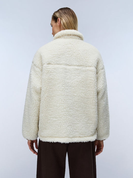 Зимна дамска флийс блуза Beige Dimity