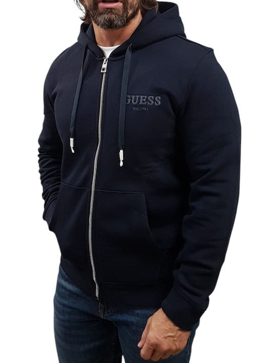 Guess Яке с Качулка Navy