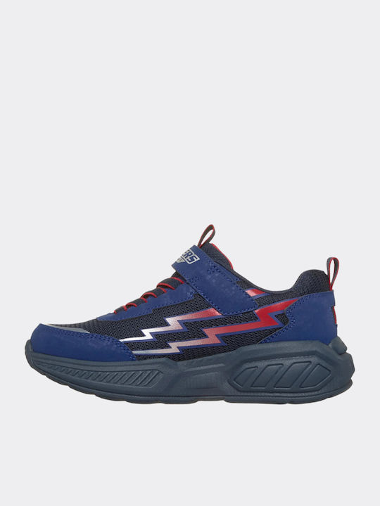 Skechers Storm Adidași Copii Cu Închidere Hoop & Loop Albastru
