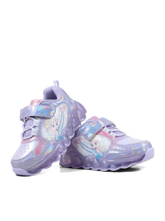 Kinder Sneaker mit Lichtern Lila