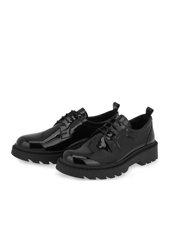 Leather Women's Moccasins In Black Colour