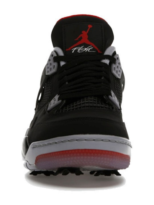 Air  4 Retro Pantofi Sport Golf Pentru Bărbați Negri