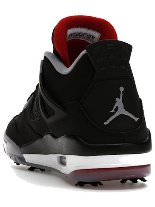 Air  4 Retro Pantofi Sport Golf Pentru Bărbați Negri