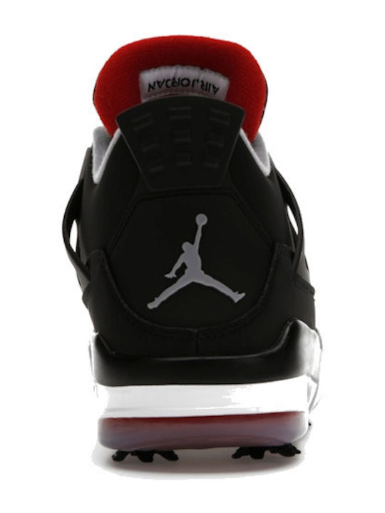 Air  4 Retro Pantofi Sport Golf Pentru Bărbați Negri