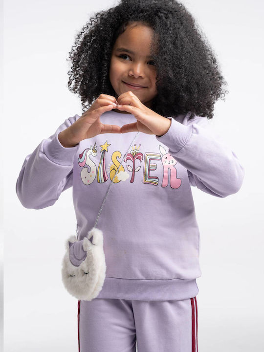 Evita Kids Set with Pants Lilac 2 Pieces