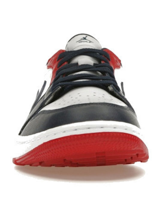 Air  1 Retro Low Golf Pantofi Sport Pentru Bărbați Golf Albi