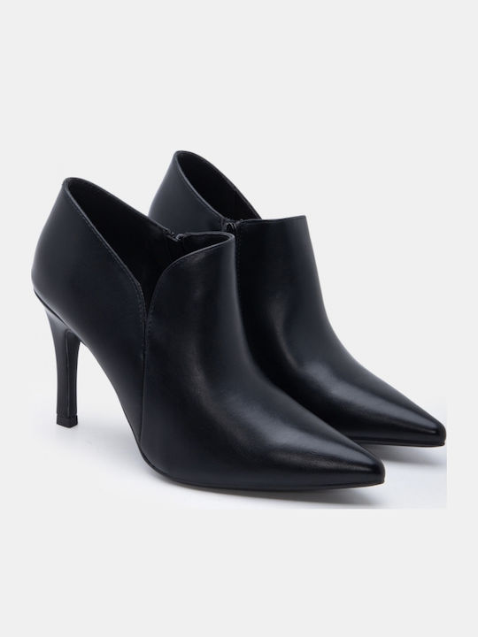 Women's Ankle Boots with High Heel Black