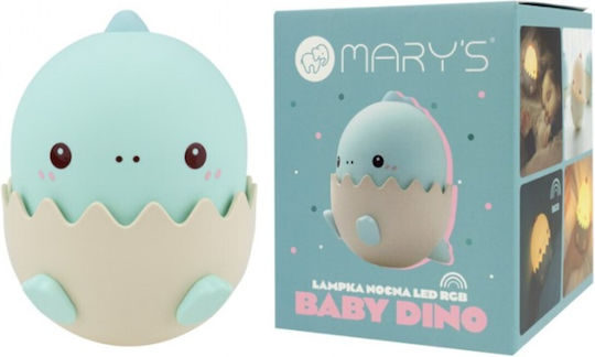 Mary's Φωτάκι Νυκτός LED Μπαταρίας Μπλε Θερμό