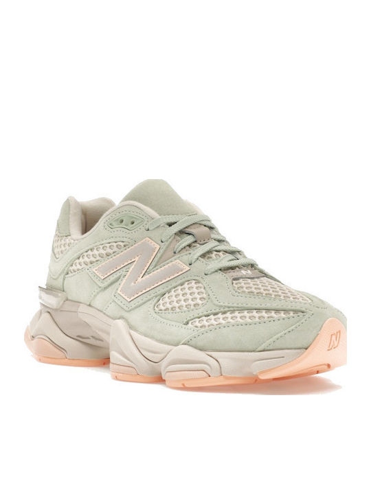 New Balance 9060 Сникърси Сребърни Мъхесто Зелени