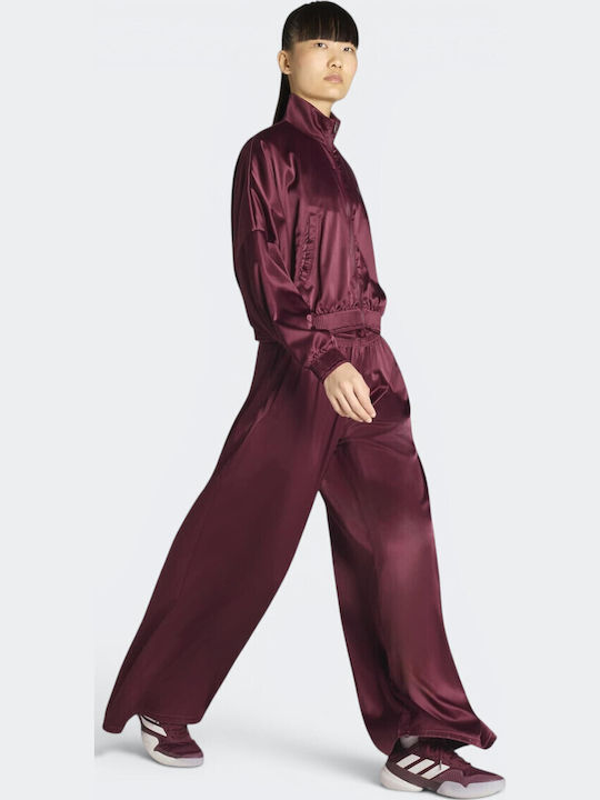 Damen Jogginghosen mit Jogger Maroon