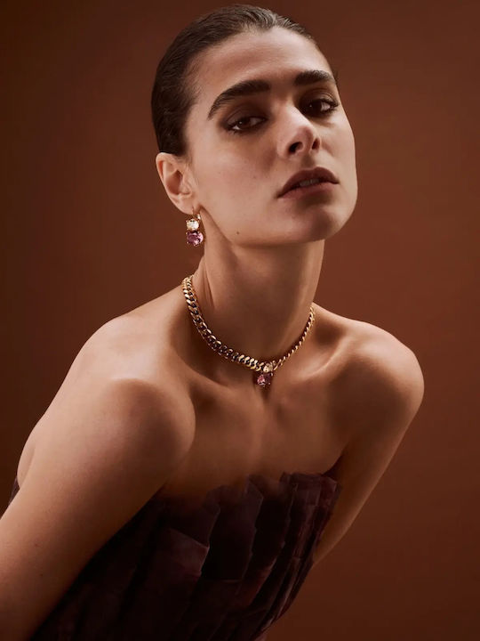 Dyrberg/Kern Necklace Made of Gold Plated Steel
