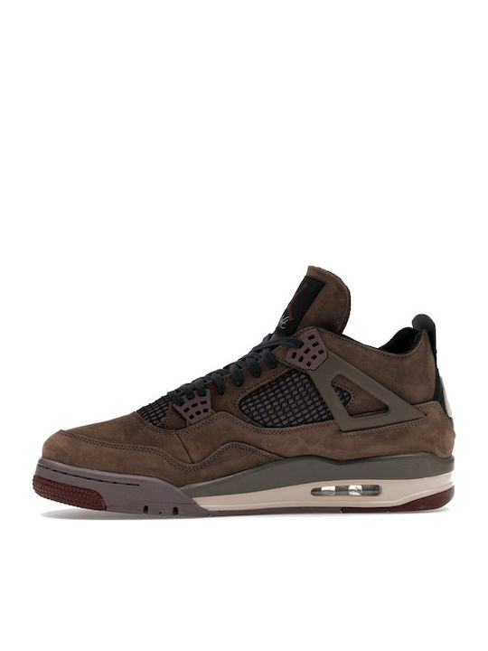 Air  4 Retro Sneakers Dark Mocha