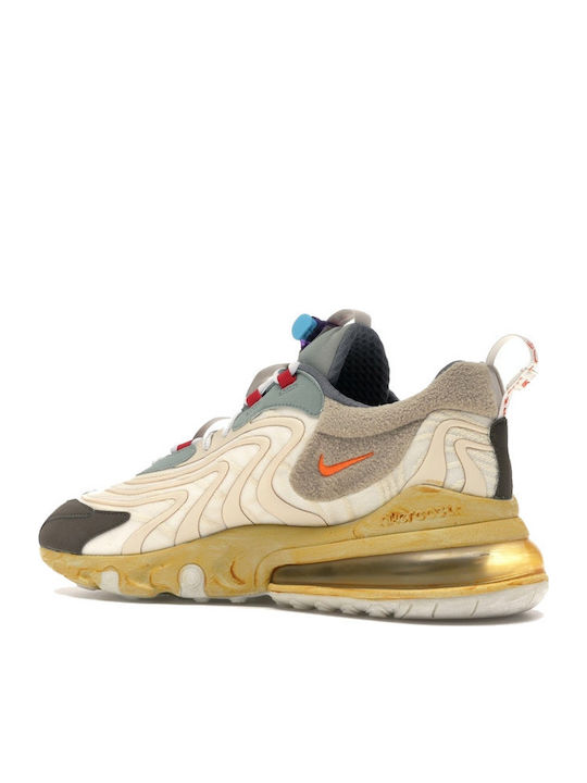 Air Max 270 React Eng Travis Scott Men's Sneakers Cactus Trails