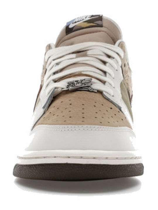 Dunk Low Дамски Сникърси Linen Phantom