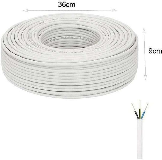 Power Cord 300/500v 100m 3×1.5mm² Electricity Cable 300/500v 100m 8215