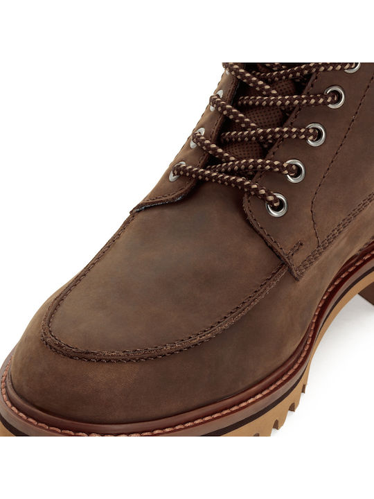 Lässige Herrenstiefel Braun Leder