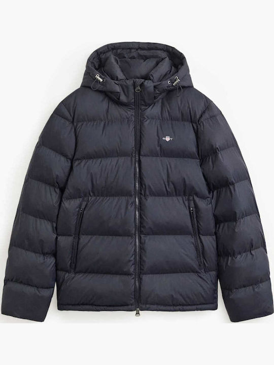 Gant Winter Jacket Puffer Waterproof Dark Blue