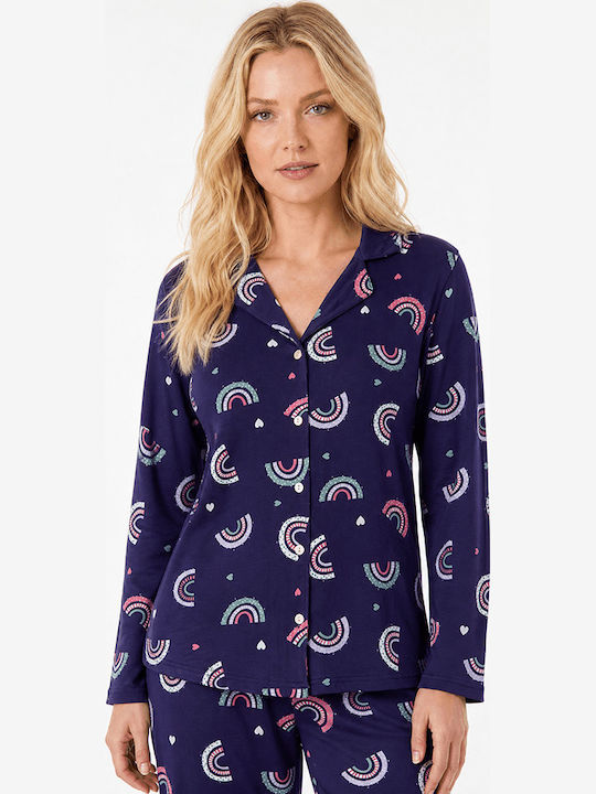 Comfort Summer Women's Pyjamas Set Purple