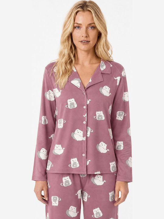 Comfort Summer Women's Pyjamas Set Pink