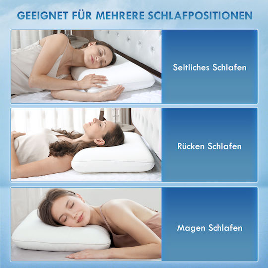 HomCom Memory-Schaum Kopfkissen 60x40cm