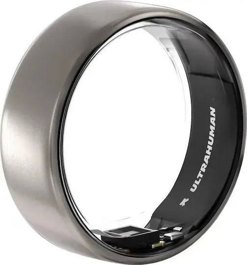 Ultrahuman Air Intelligente Ringe 18.8mm Wasserdicht mit Herzfrequenzsensor Rohes Titan