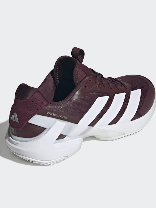 adidas Adizero Ubersonic 5 Мъжки Обувки за Тенис за Глинени Игрища Червени