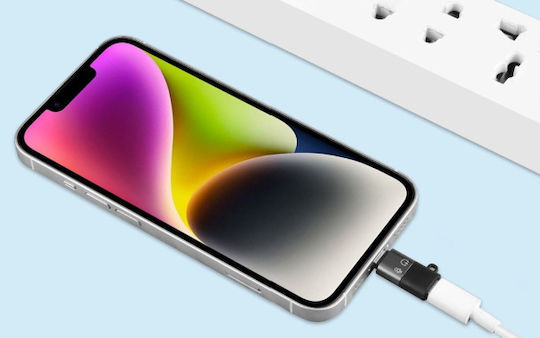Puluz PU649B Μετατροπέας Lightning male σε USB-C female