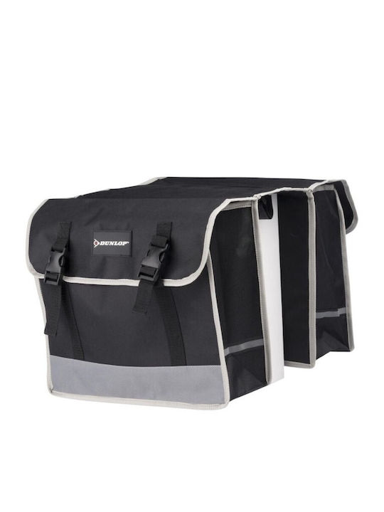 Dunlop Dunlop Fahrrad Rack Bag Doppelter 26lt Schwarze