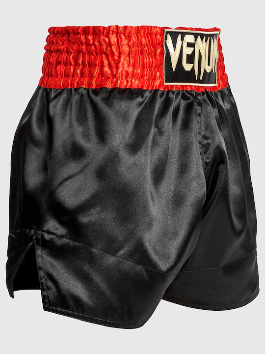 Venum Classic Thai Boxing Shorts Red Black Gold