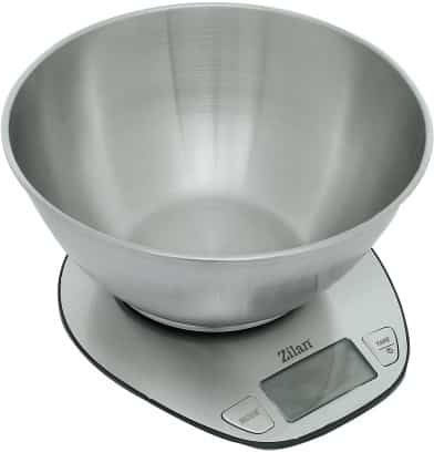 Ψηφιακή Ζυγαριά Κουζίνας με Κάδο έως 5kg Γκρι