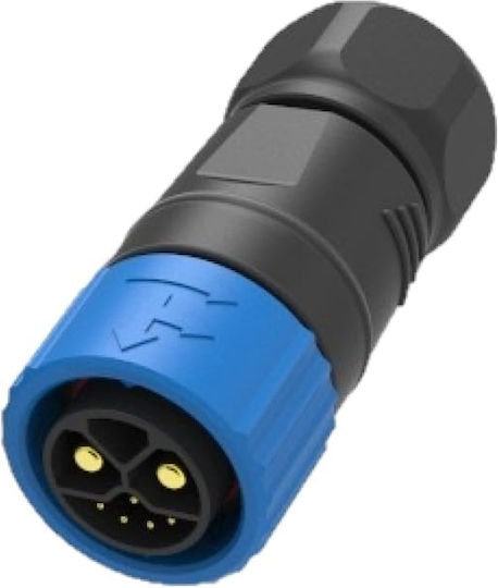 Σύνδεσμος M23 8pin 2+1+5 Αδιάβροχος