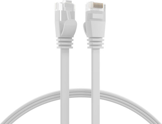 EFB U/UTP Cat.6a (Gigabit) Καλώδιο Δικτύου Ethernet 2m Λευκό