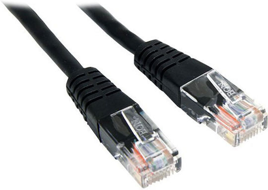 Equip U/UTP Кат.6 (Gigabit) Мрежов Кабел Ethernet 3м Черен