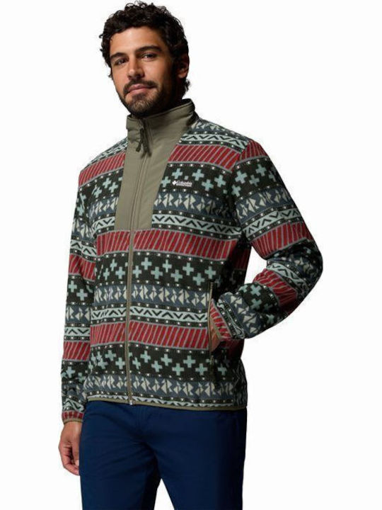 Sequoia Grove Ii Full Мъжка Зaкета Fleece Greenscape/wizard Island